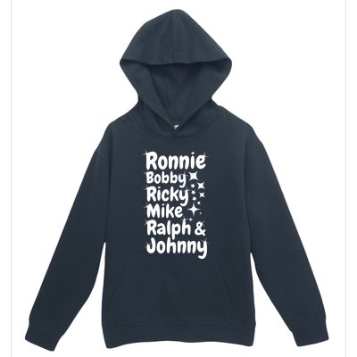 Ronnie Bobby Ricky Mike Ralph And Johnny Urban Pullover Hoodie