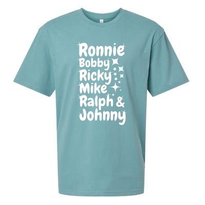 Ronnie Bobby Ricky Mike Ralph And Johnny Sueded Cloud Jersey T-Shirt