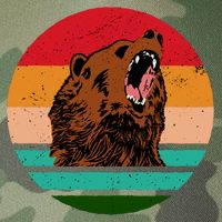 Retro Bear Legacy Tie Dye Trucker Hat