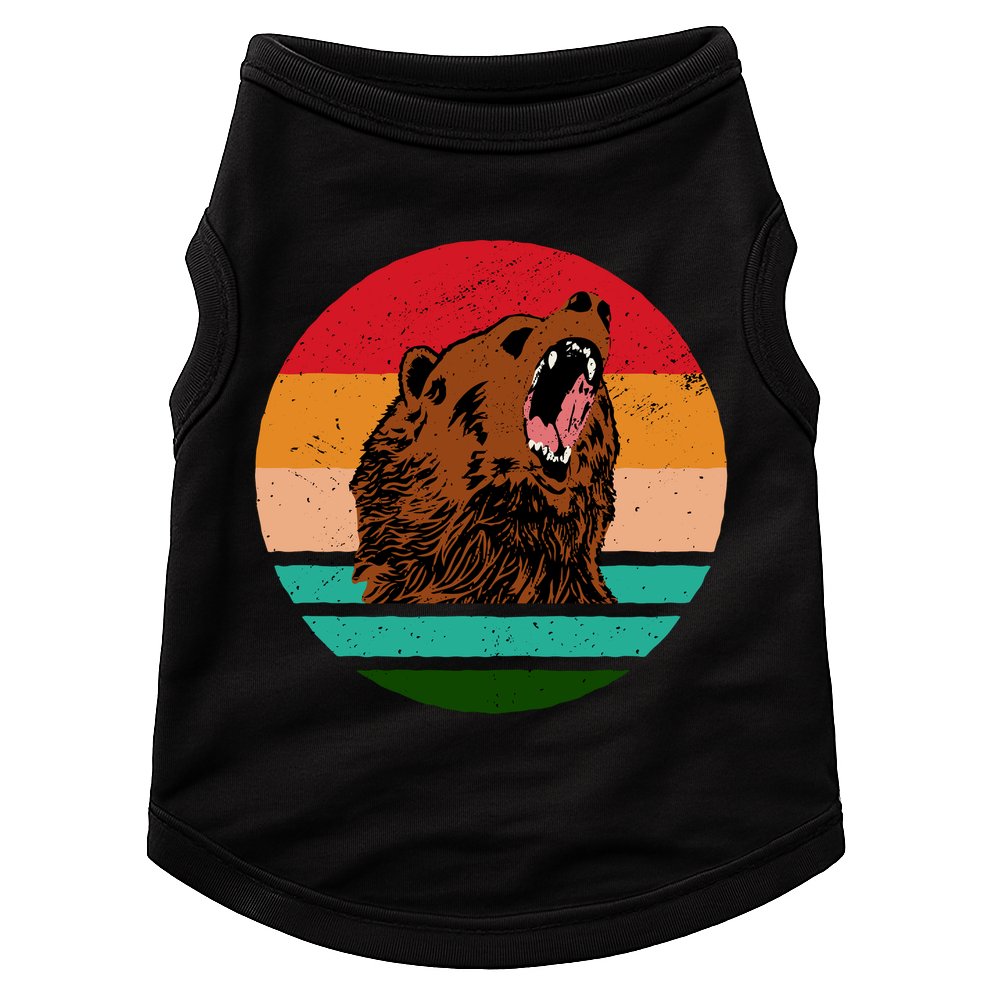 Retro Bear Doggie Tank