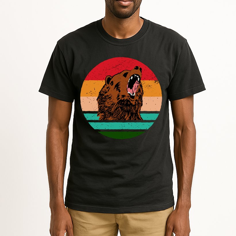 Retro Bear Tall T-Shirt