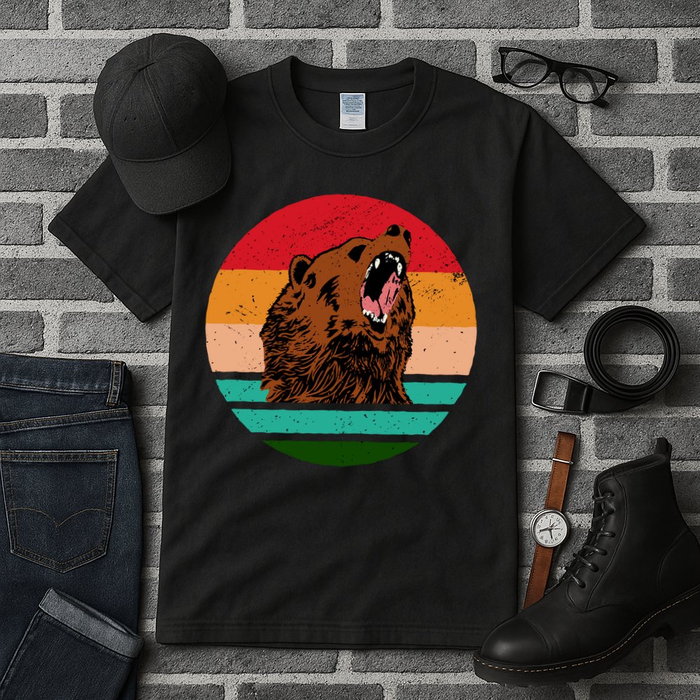 Retro Bear Tall T-Shirt