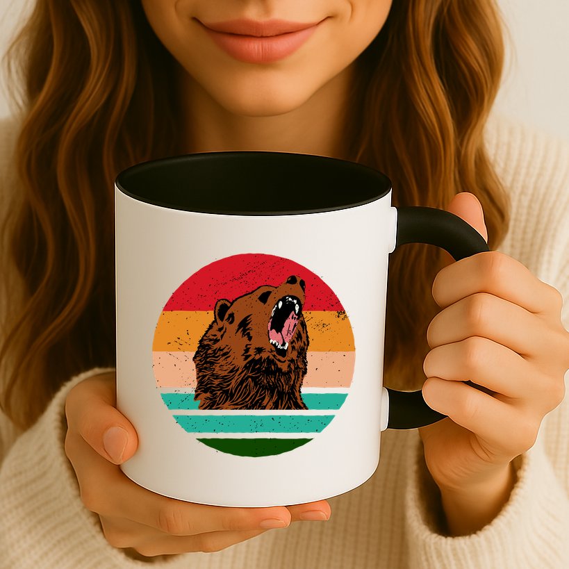 Retro Bear Mug