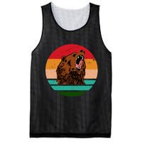 Retro Bear Mesh Reversible Basketball Jersey Tank