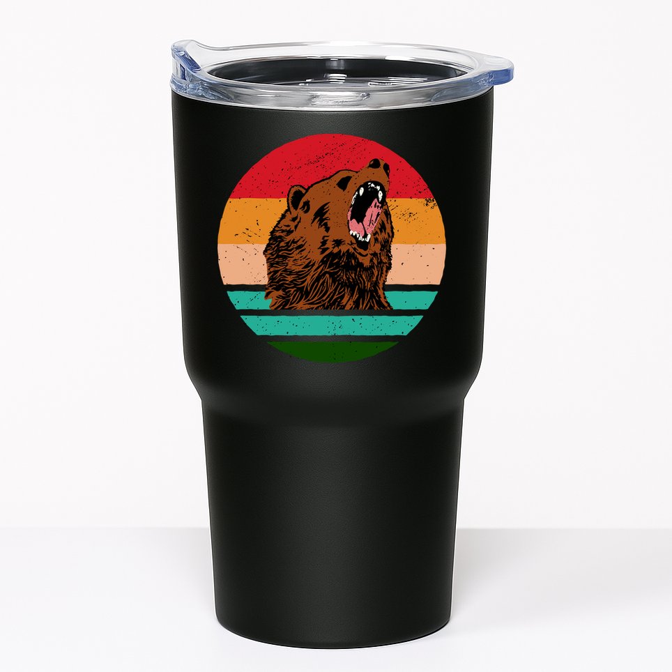 Retro Bear Tumbler