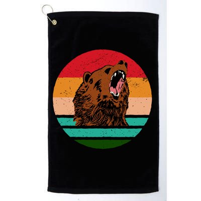 Retro Bear Golf Towel
