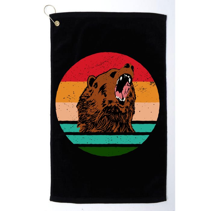 Retro Bear Golf Towel