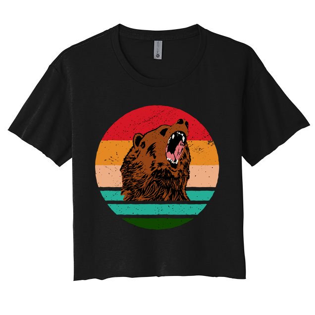 Retro Bear Crop Top