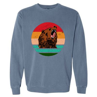 Retro Bear Garment-Dyed Sweatshirt