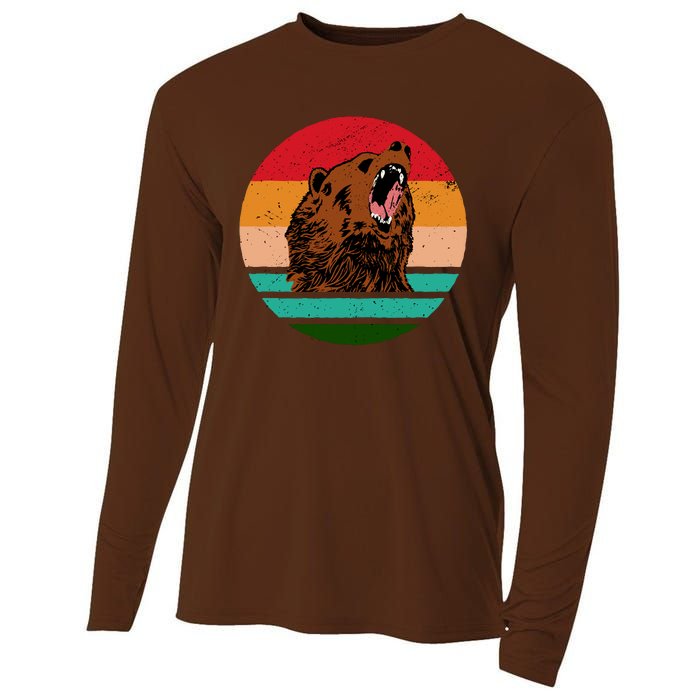 Retro Bear Cooling Performance Long Sleeve Crew