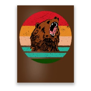 Retro Bear Poster