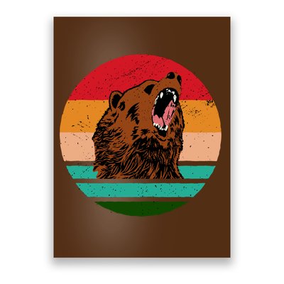 Retro Bear Poster