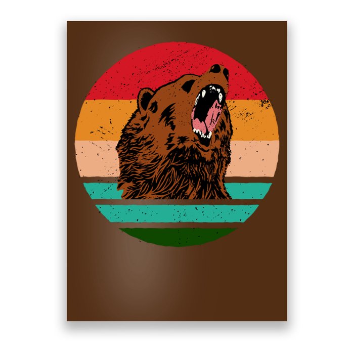 Retro Bear Poster