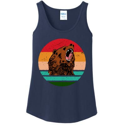 Retro Bear Ladies Essential Tank