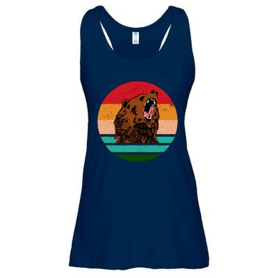 Retro Bear Ladies Essential Flowy Tank