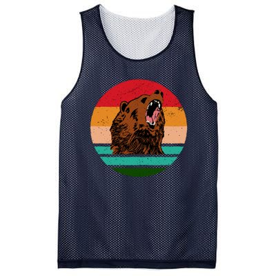 Retro Bear Mesh Reversible Basketball Jersey Tank