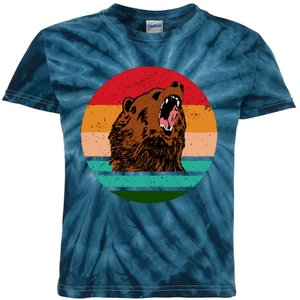 Retro Bear Kids Tie-Dye T-Shirt