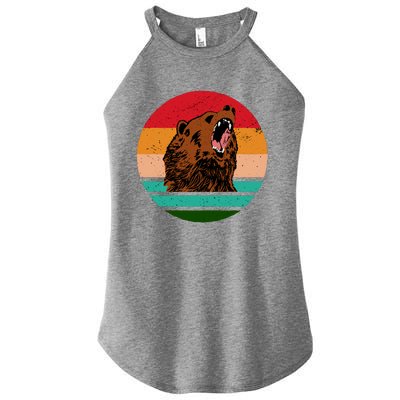 Retro Bear Women’s Perfect Tri Rocker Tank