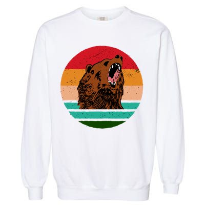Retro Bear Garment-Dyed Sweatshirt