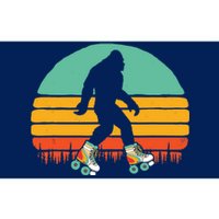 Retro Bigfoot Roller Skating Sasquatch 80s Skater Graphic Bumper Sticker