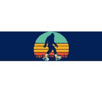 Retro Bigfoot Roller Skating Sasquatch 80s Skater Graphic Bumper Sticker