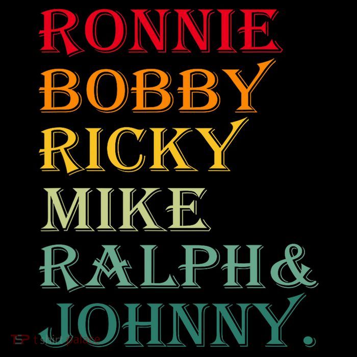 Ronnie Bobby Ricky Mike Ralph And Johnny Stripe Pom Pom Beanie