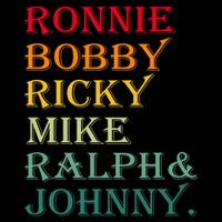 Ronnie Bobby Ricky Mike Ralph And Johnny 16 in Basic Backpack