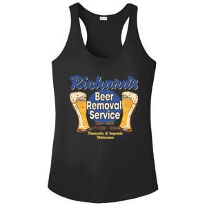 Richard's Beer Removal Service Funny Party Ing Cute Gift Ladies PosiCharge Competitor Racerback Tank