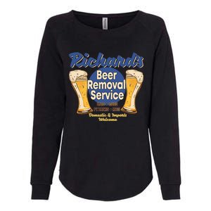 Richard's Beer Removal Service Funny Party Ing Cute Gift Womens California Wash Sweatshirt