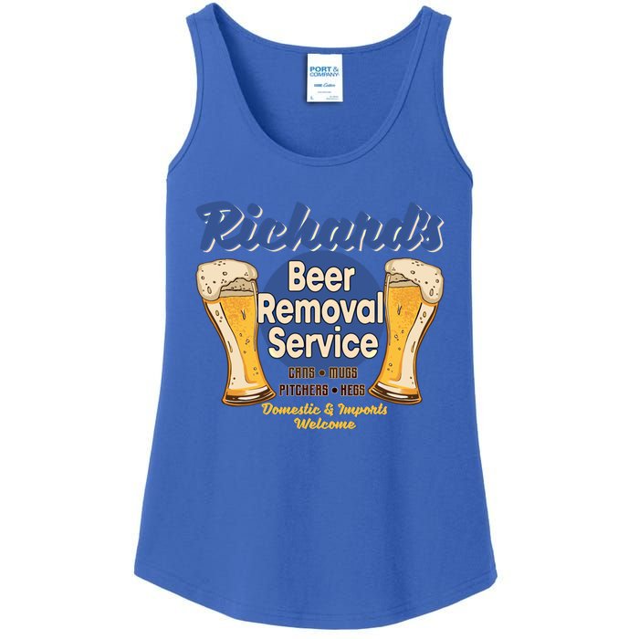 Richard's Beer Removal Service Funny Party Ing Cute Gift Ladies Essential Tank