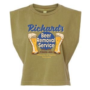 Richard's Beer Removal Service Funny Party Ing Cute Gift Garment-Dyed Women's Muscle Tee