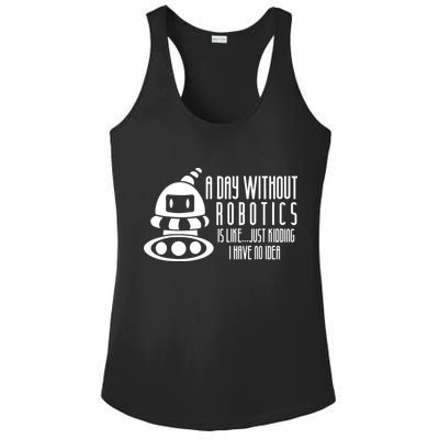 Robotics Build Robots A Day Without Robotics Ladies PosiCharge Competitor Racerback Tank