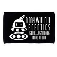 Robotics Build Robots A Day Without Robotics Microfiber Hand Towel