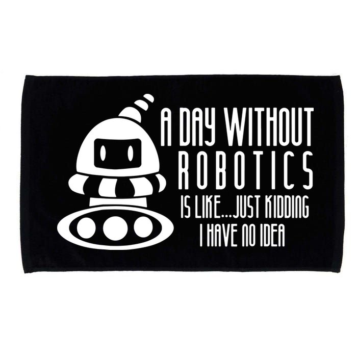 Robotics Build Robots A Day Without Robotics Microfiber Hand Towel