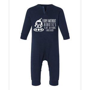 Robotics Build Robots A Day Without Robotics Infant Fleece One Piece