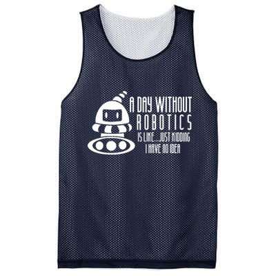 Robotics Build Robots A Day Without Robotics Mesh Reversible Basketball Jersey Tank
