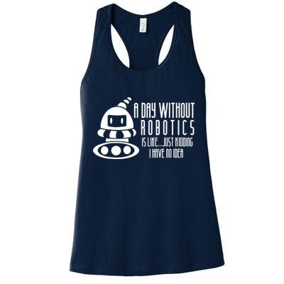 Robotics Build Robots A Day Without Robotics Womens Tank Top