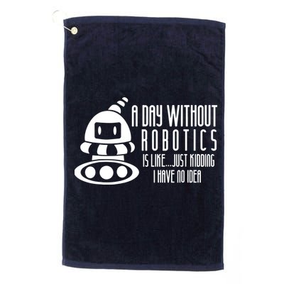 Robotics Build Robots A Day Without Robotics Golf Towel