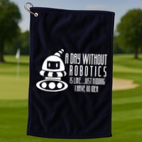 Robotics Build Robots A Day Without Robotics Golf Towel