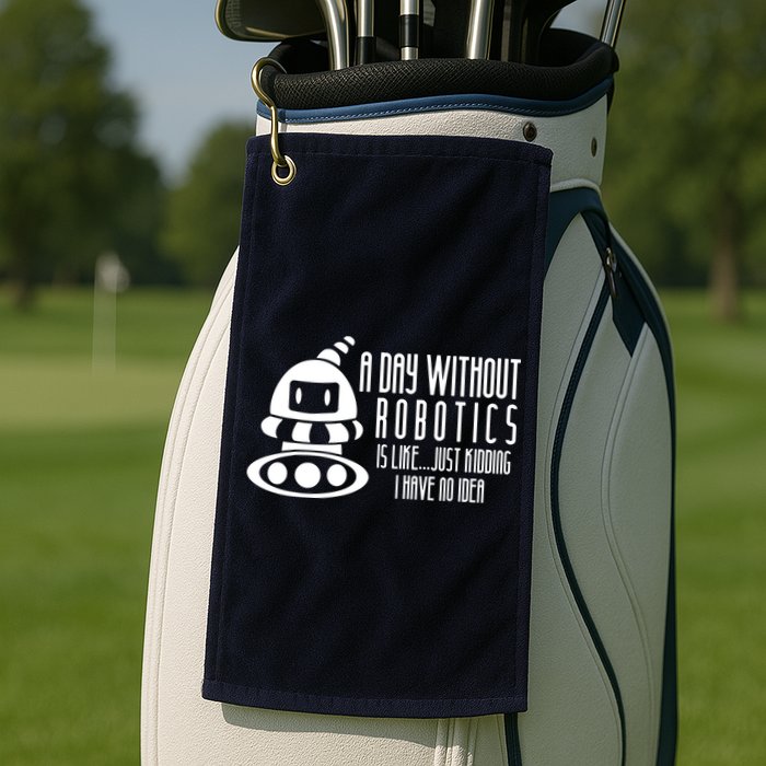 Robotics Build Robots A Day Without Robotics Golf Towel