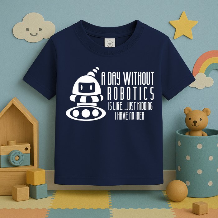 Robotics Build Robots A Day Without Robotics Toddler T-Shirt