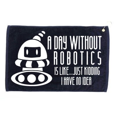 Robotics Build Robots A Day Without Robotics Grommeted Golf Towel