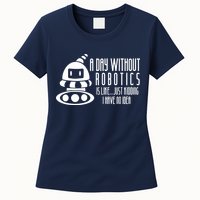 Robotics Build Robots A Day Without Robotics Womens T-Shirt