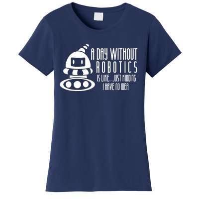 Robotics Build Robots A Day Without Robotics Women's T-Shirt