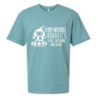Robotics Build Robots A Day Without Robotics Sueded Cloud Jersey T-Shirt