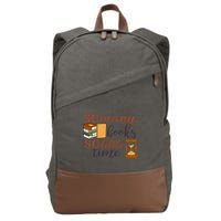 Reading Books So Many Books So Little Time Gift Cute Reading Cotton Canvas Backpack