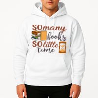 Reading Books So Many Books So Little Time Gift Cute Reading Hoodie