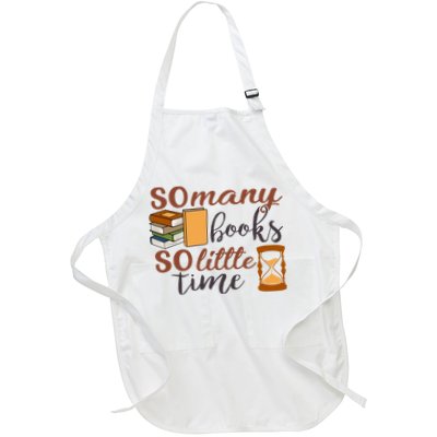Reading Books So Many Books So Little Time Gift Cute Reading Apron
