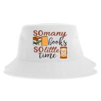 Reading Books So Many Books So Little Time Gift Cute Reading Sustainable Bucket Hat