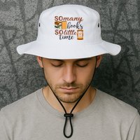 Reading Books So Many Books So Little Time Gift Cute Reading Bucket Hat